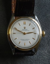 Rolex Perpetual 50’s vintage Steel & Gold Semi-Bubbleback